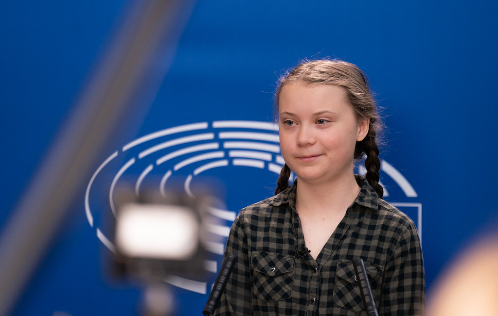 Greta Thunberg a un convegno europeo